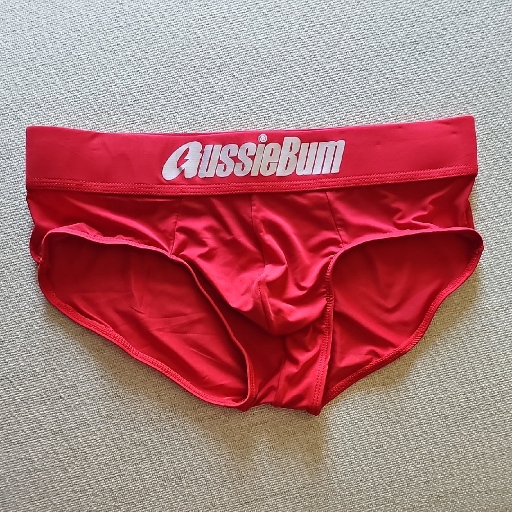 AussieBum Men's Red Briefs - Classic Support